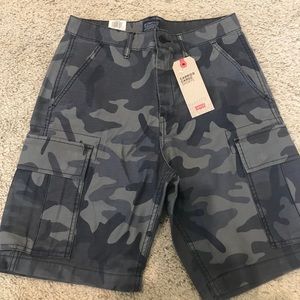 Levi Camo Cargo Shorts